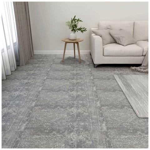 Tavole per Pavimenti 55 pcs Grigio Cemento 5,11 m² PVC - Foto 2