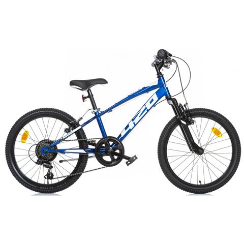 Bici Mountain Bike Bambino Mtb Bicicletta Bimbo Misura 20 Art. 420us Sport 6v Forcella Ammortizzata Linea Aurelia - 20 Blu - Foto 1