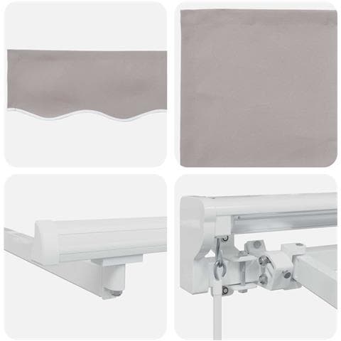 Cornice per Tenda Manuale con LED 4,5 × 3,5 m - Foto 9