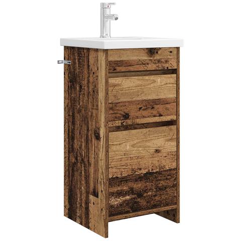 Mobile da bagno con lavabo Legno antico 42 x 40 x 84,5 cm - Foto 1