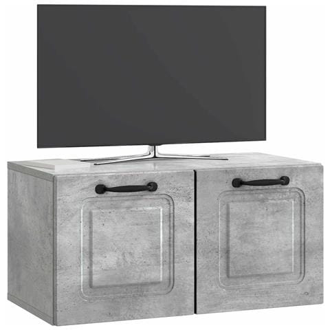 Mobile Porta TV da Muro Grigio Cemento 59,5 x 31 x 30 cm - Foto 2