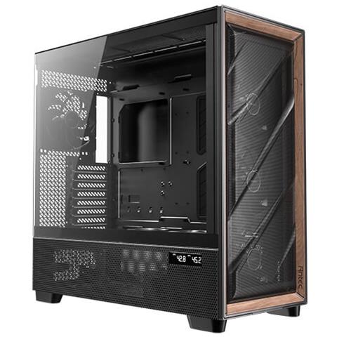 FLUX PRO Full Tower Nero, Legno - Foto 1