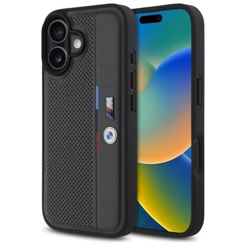 Bmw M Perforata Tricolore Linea Per Custodia Iphone 16“ - Grigio Scuro - Foto 2