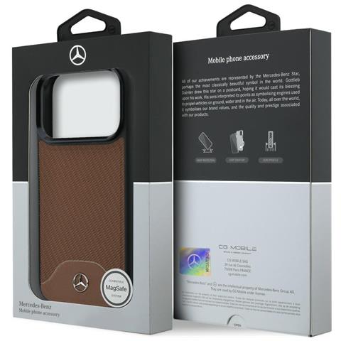 Custodia Mercedes-benz ""effetto Legno E Pelle"" Con Magsafe, Per Iphone 17 Pro Max - Foto 4