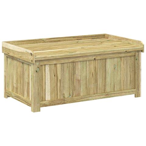 Cassa per cuscini da esterno Legno di Pino Impregnato - Foto 1