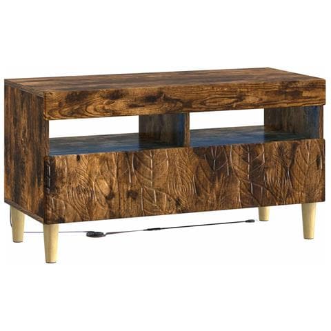 Mobile TV LED Rovere Fumo Legno ingegnerizzato - Foto 1