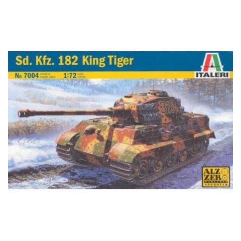 Kit 1:72 Mezzo Militare Carrarmato King Tiger 7004S - Foto 1