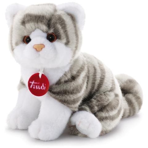 Peluche Gattino Brad Tigrato Grigio 24 cm 120851 - Foto 2
