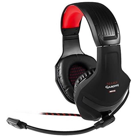 Cuffie con Microfono per Giochi PC Connessione Cavo Nera 1.3 m - Foto 1