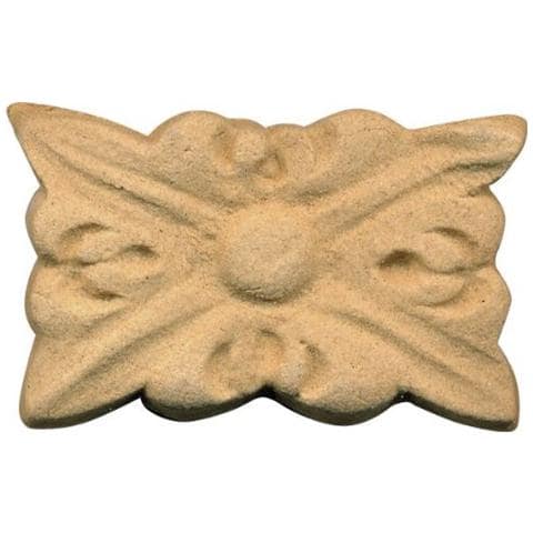 Fregio per Mobili in Pasta di Legno finitura Grezza 50x30 mm art. 03.4516 - 2pz - Foto 2