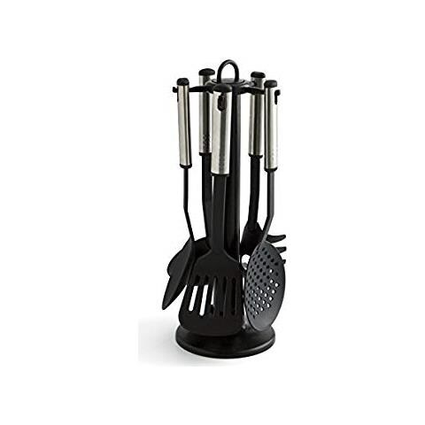 7236056set Di 5gadget, Inox + Nylon, Con Supporto Cambria, Colore: Nero, 15x 15x 40cm - Foto 2