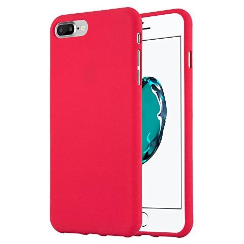 Custodia Compatibile Con Apple Iphone 8 Plus / Iphone 7 Plus / Iphone 7s Plus In Frost Rosso - Coperchio Protettivo In Silicone Tpu Flessibile - Foto 1