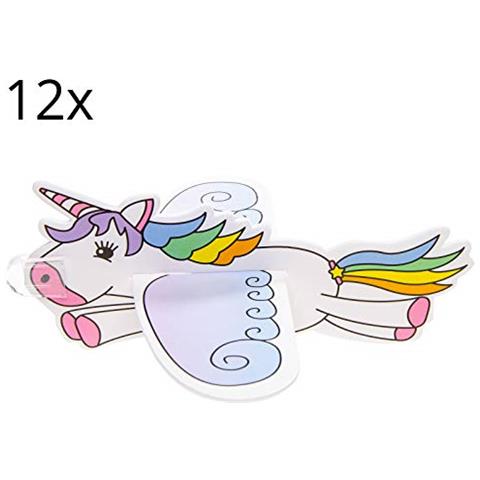 -imports - Schiuma Volante A Forma Di Unicorno, 12 Pezzi - Foto 1