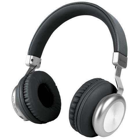 Cuffia Stereo Bluetooth V. 5 Nero Silver - Foto 1