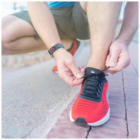 Cinturino Con Motivo A Freccia Compatibile Con Fitbit Charge 5 Multicolore - Foto 10