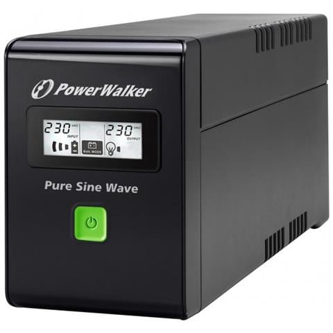 Powerwalker Vi 800 Sw Fr A Linea Interattiva 0,8 Kva 480 W 2 Presa (e) Ac - Foto 1