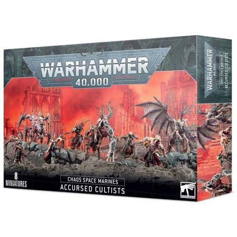 Warhammer 40000 - Chaos Space Marines - Accursed Cultists - Foto 1