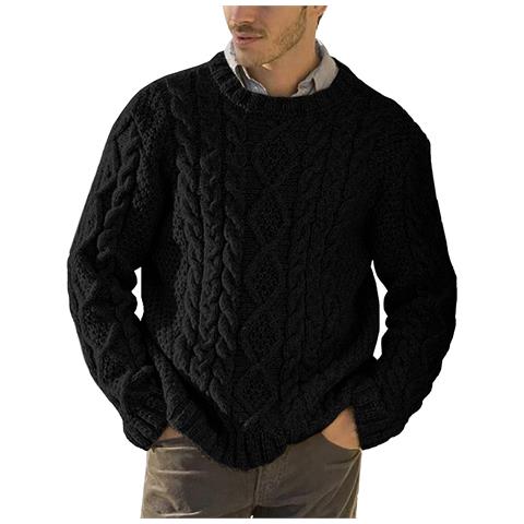HTN Fedela A Maglia A Maglia A Maglia A Maglia A Maglia Da Uomo Dell'equipaggio Maschile A Carico A Maglia Di Base Jumper Timperxl