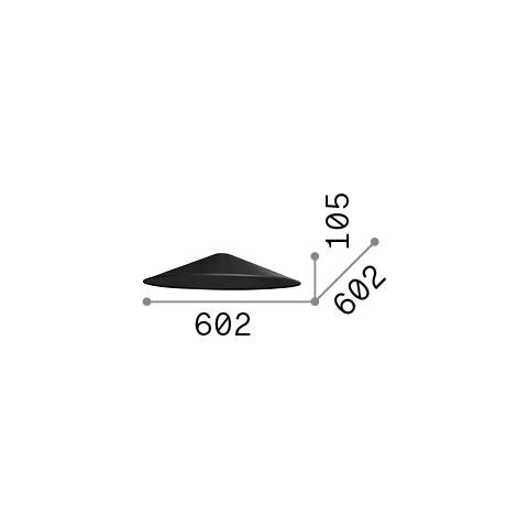 Montatura Accessorio Mix Up Shade Cono Big Nero - 288420 - Foto 2