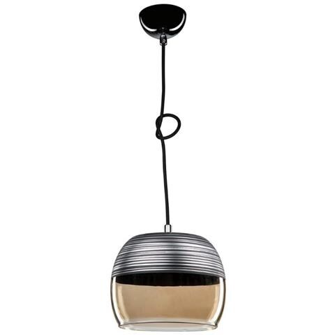 Lampada A Sospensione Punto Asz0857 Diffusore Bicchiere Rovesciato Nero - Foto 2