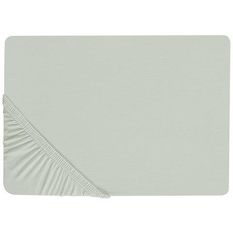 Coprimaterasso Elasticizzato Janbu Cotone Verde Chiaro - Foto 6