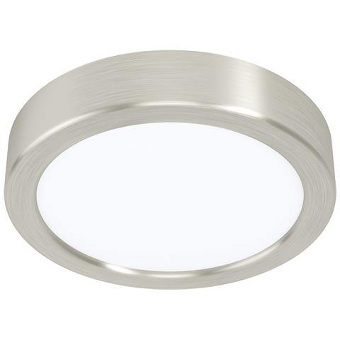 Plafoniera Moderna Fueva 5 Acciaio Nichel Satinato Led Integrato 11w 3000k - Foto 1