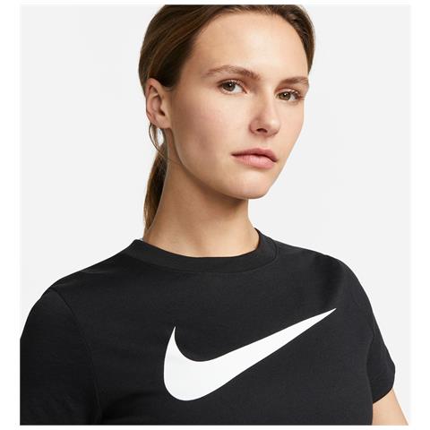 T-Shirt Swoosh Cw6967-010 Donna Taglia Xl Colore Nero - Foto 2