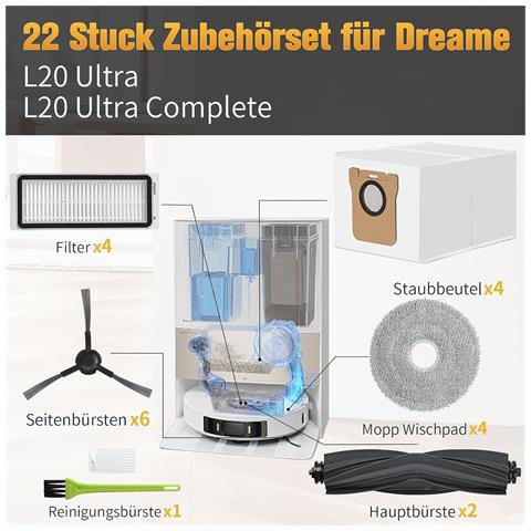 Kit Accessori Serie Dreame L10s Ultra / Xiaomi - Foto 3