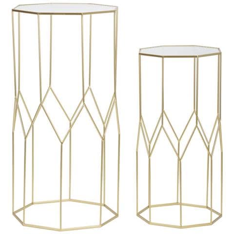 Portatelefono New Glass Coppia Cm 50x46x100-40x37x80 - Foto 1