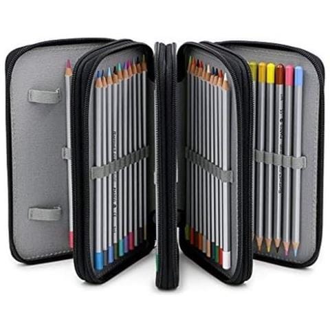 Astuccio Portapenne - Portapenne In Tessuto Oxford Black - Foto 5