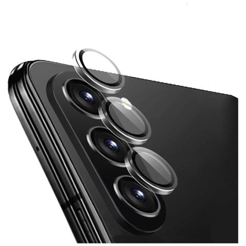 3 Protezioni Piatte In Vetro Temperato Per La Lente Della Fotocamera Per Galaxy Z Fold6 9h+, Trasparente - Foto 1