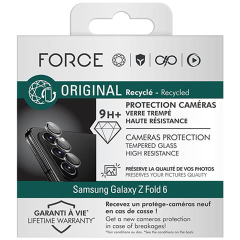 3 Protezioni Piatte In Vetro Temperato Per La Lente Della Fotocamera Per Galaxy Z Fold6 9h+, Trasparente - Foto 4