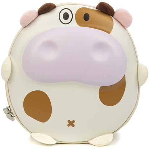 Zaino Per Bambini Con Design Di Mucca. Con Schienale E Spallacci Imbottiti, Traspiranti E Regolabili. - Foto 1