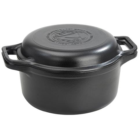 Victoria 39585 Forno Olandese, Pentola Et Padella Induzione Ghisa Smaltata 27cm 5,7l Senza Ptfe  Nero - Foto 1