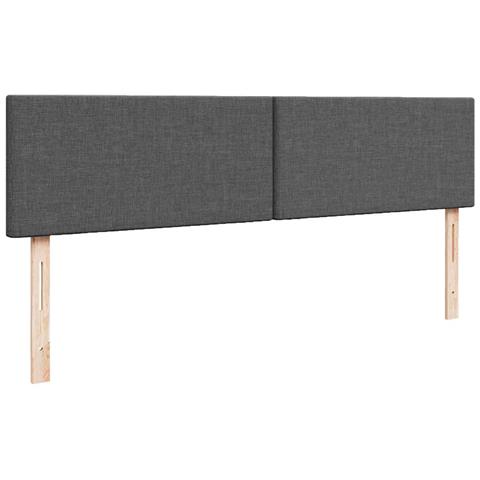 Struttura Letto Pouf con Materasso 160x200 cm in Tessuto - Foto 9