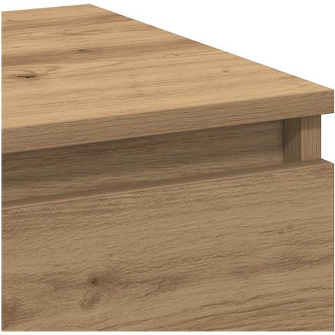 Comodino in Rovere Artigianale 40x35x50 cm in Legno Compensato - Foto 9