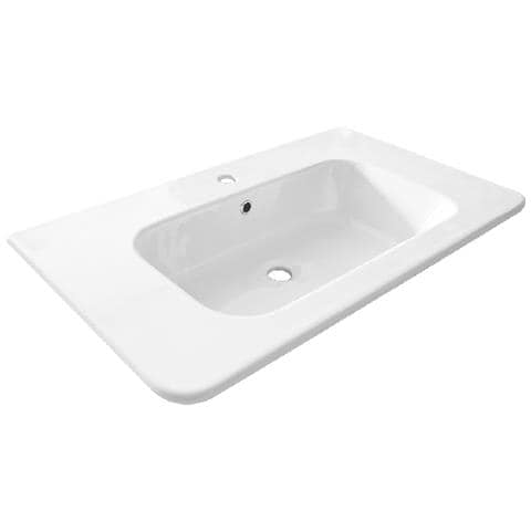 Consolle In Ceramica 60 Cm Mod Lc26 Bianco - Foto 2