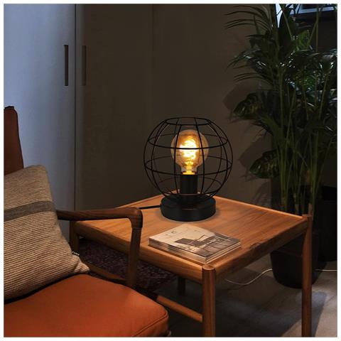 Lampada Da Scrivania Retrò Nera E27 In Metallo, Massimo 40 W - Foto 2