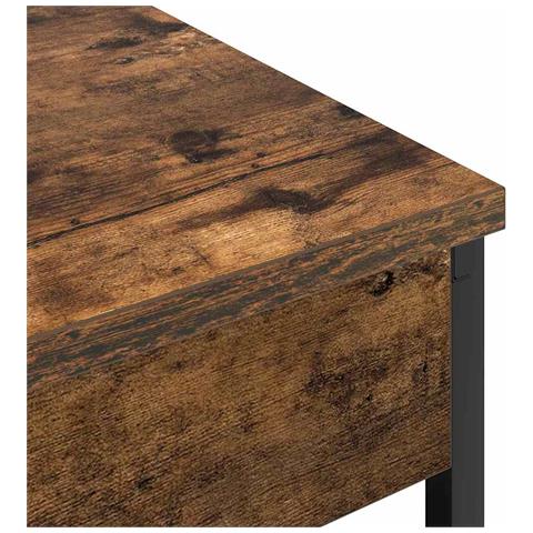 Armadio da Notte Rovere fumo 41 x 31 x 51 cm Legno multistrato - Foto 9
