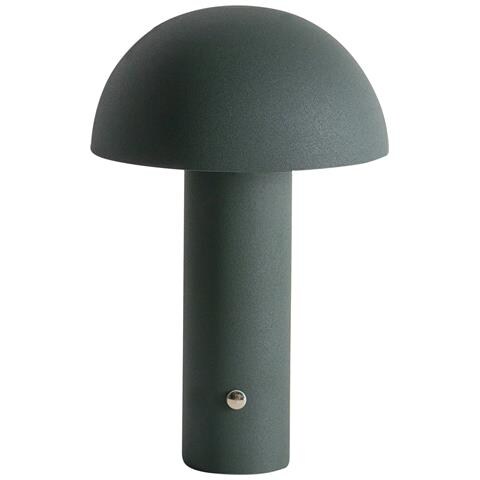 Lampada Da Tavolo Senza Fili A Led Bojo Con Dimmer Metallo Verde Scuro - Foto 2