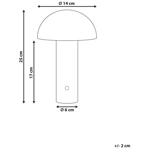 Lampada Da Tavolo Senza Fili A Led Bojo Con Dimmer Metallo Verde Scuro - Foto 7