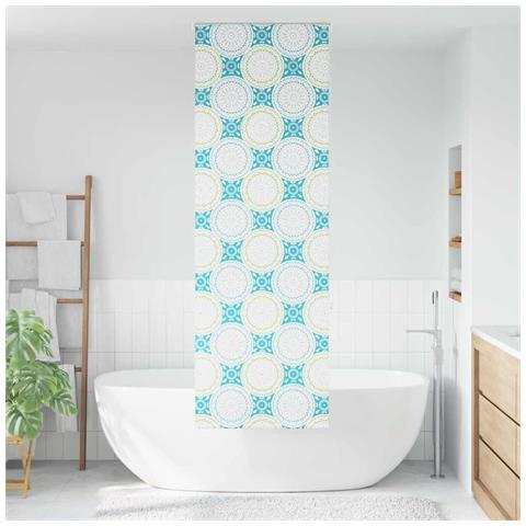 Tenda a Rullo Doccia 80x240 cm Larghezza Tessuto 76 cm - Foto 2