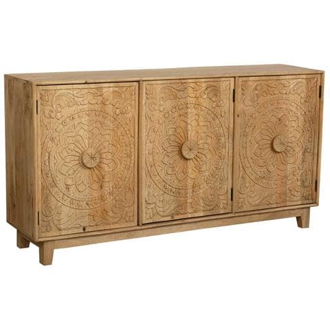 Credenza In Legno Marrone 175x43x90 - Foto 1