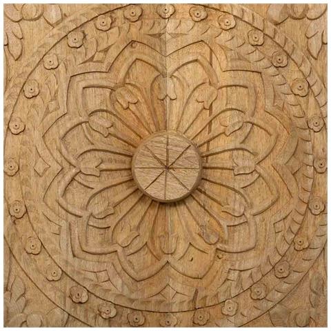 Credenza In Legno Marrone 175x43x90 - Foto 8