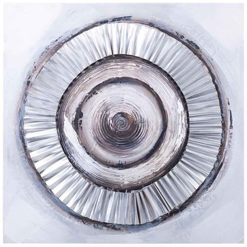 Quadro In Rilievo Dipinto A Mano 80x80x3h - Foto 2