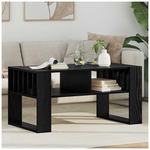 Tavolino da salotto Rovere Nero 92 x 49,5 x 45 cm - Foto 2