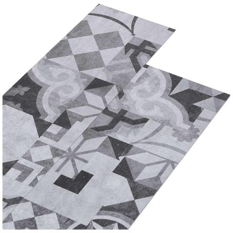 Tavole per Pavimenti 36 pcs Grigio 5,02 m² PVC - Foto 1