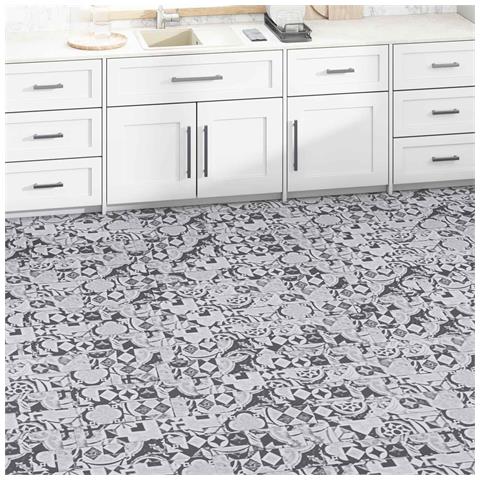 Tavole per Pavimenti 36 pcs Grigio 5,02 m² PVC - Foto 2