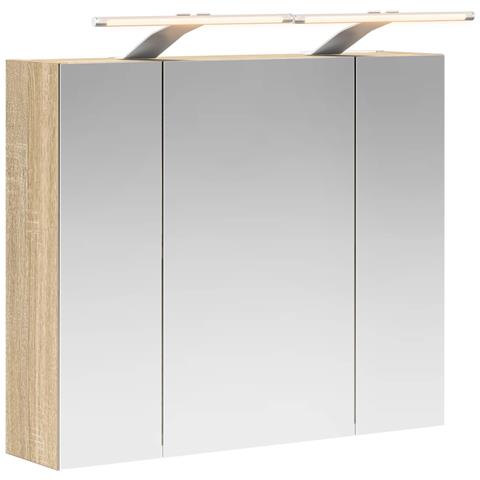 Mobiletto per specchio da bagno Rovere Sonoma 60 x 14,5 x 50 cm - Foto 1