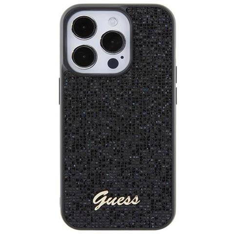 Guess Disco Metal Case Per Iphone 15 Pro - Nero - Foto 1